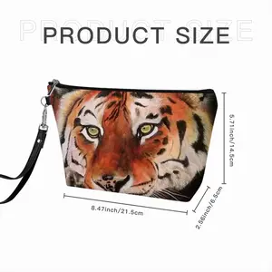 Eyes Of The Tiger Handheld Makeup Bag