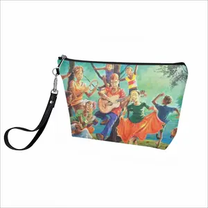 We All Sing One Song Handheld Makeup Bag