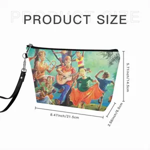 We All Sing One Song Handheld Makeup Bag