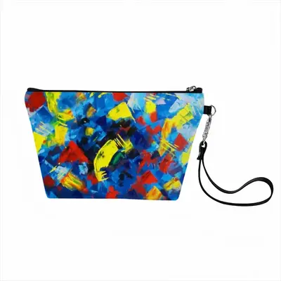 Beautiful Floral Handheld Makeup Bag