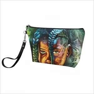 African Youngster Handheld Makeup Bag