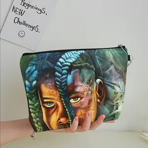 African Youngster Handheld Makeup Bag