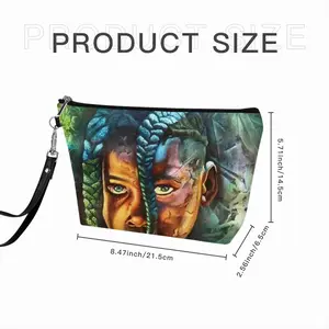 African Youngster Handheld Makeup Bag