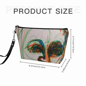 Time Does Not Wait Handheld Makeup Bag