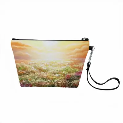 Sea Of Flowers Handheld Makeup Bag