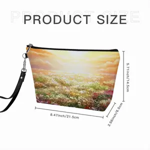 Sea Of Flowers Handheld Makeup Bag