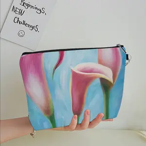 Calla Lilies Handheld Makeup Bag