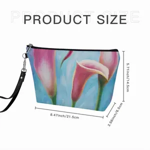 Calla Lilies Handheld Makeup Bag