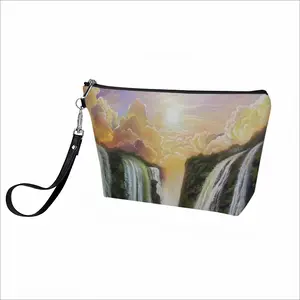 Among The Waterfalls Handheld Makeup Bag