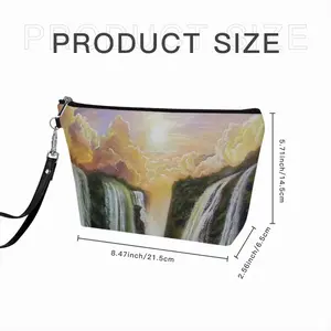 Among The Waterfalls Handheld Makeup Bag