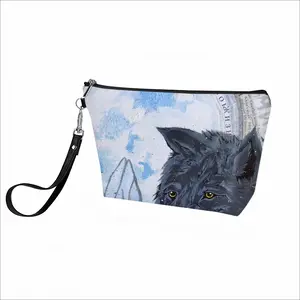 Wolf - Animals Wild Collage Design Decor Ideas Interior Handheld Makeup Bag