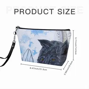 Wolf - Animals Wild Collage Design Decor Ideas Interior Handheld Makeup Bag