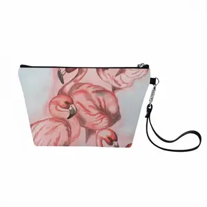 Flamingo Handheld Makeup Bag