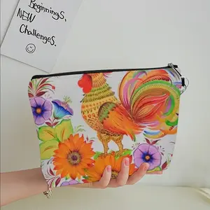 Sunny Rooster Handheld Makeup Bag