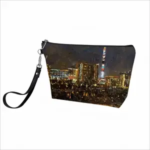 Moscow Tv Tower Handheld Makeup Bag