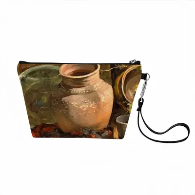 Ceramic Tableware Handheld Makeup Bag