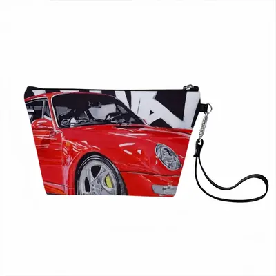 Porsche Turbo Red Handheld Makeup Bag