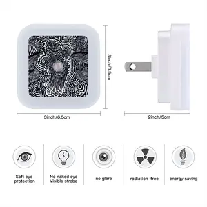 Festive Spirit Sensor Night Light (Square)