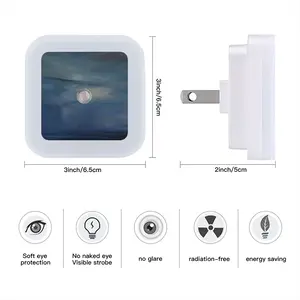 Ocean Storm Sensor Night Light (Square)