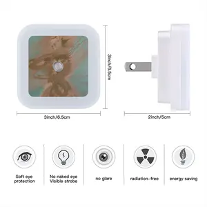 Cloud Woman Sensor Night Light (Square)