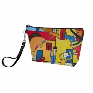 Street Scene Handheld Makeup Bag