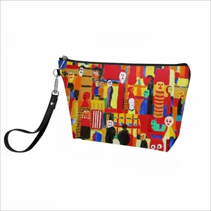 Supermarket Scene Handheld Makeup Bag