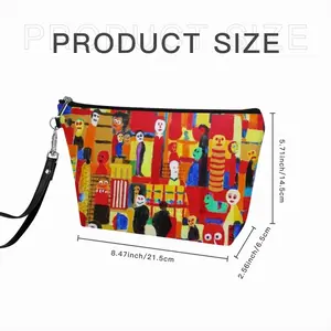 Supermarket Scene Handheld Makeup Bag