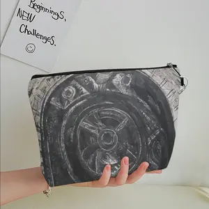 Death Helmet Handheld Makeup Bag