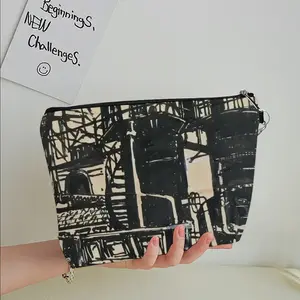 Gas Works Handheld Makeup Bag