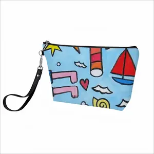 Seaside Handheld Makeup Bag