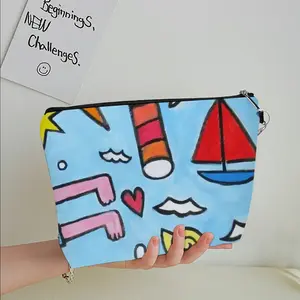 Seaside Handheld Makeup Bag