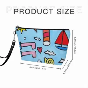 Seaside Handheld Makeup Bag