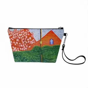 Verdant Curtain Handheld Makeup Bag