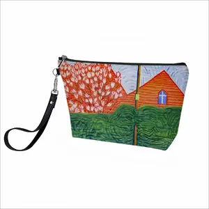 Verdant Curtain Handheld Makeup Bag