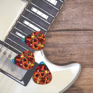 The Pleasure Of Flowers F Guitar Pick