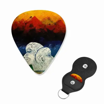 Two Heads And Spectral Landscape (Preliminary Stage) Guitar Pick