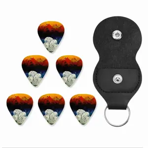 Two Heads And Spectral Landscape (Preliminary Stage) Guitar Pick