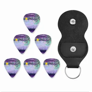 Nightfall On The River Ii Guitar Pick