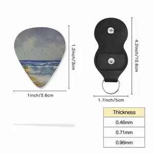 Resting On The Beach Guitar Pick