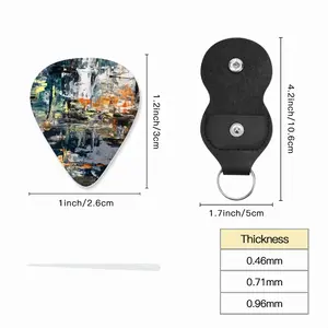 View Of The Sapphire Lake Guitar Pick