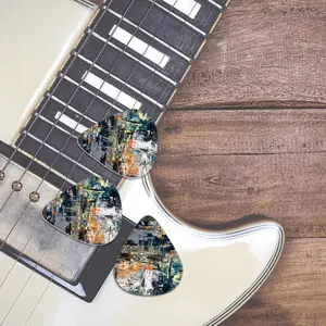 View Of The Sapphire Lake Guitar Pick