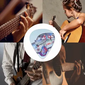 The Famous 2Cv La Belle Epoque Guitar Pick