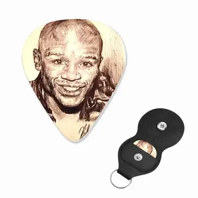 Floyd Mayweather Jr Portrait Guitar Pick