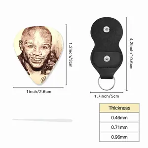 Floyd Mayweather Jr Portrait Guitar Pick