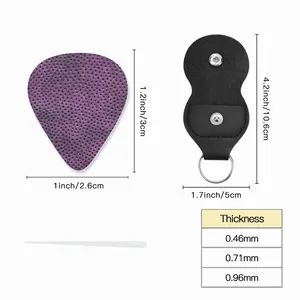 Holes Purple Guitar Pick