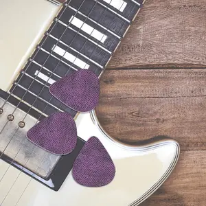 Holes Purple Guitar Pick