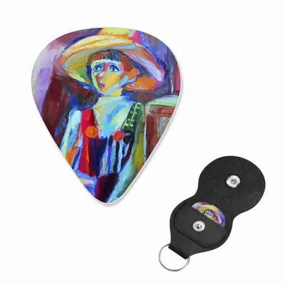 Boy In Clown Costume Guitar Pick