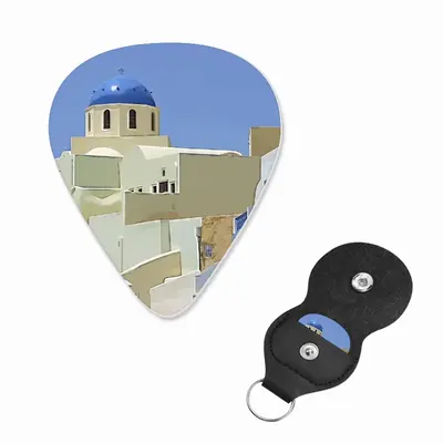 Santorini Oia Church Guitar Pick