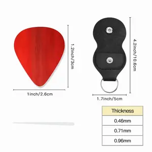 Red Horizon Guitar Pick