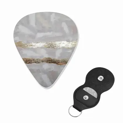 Gold Waves Guitar Pick